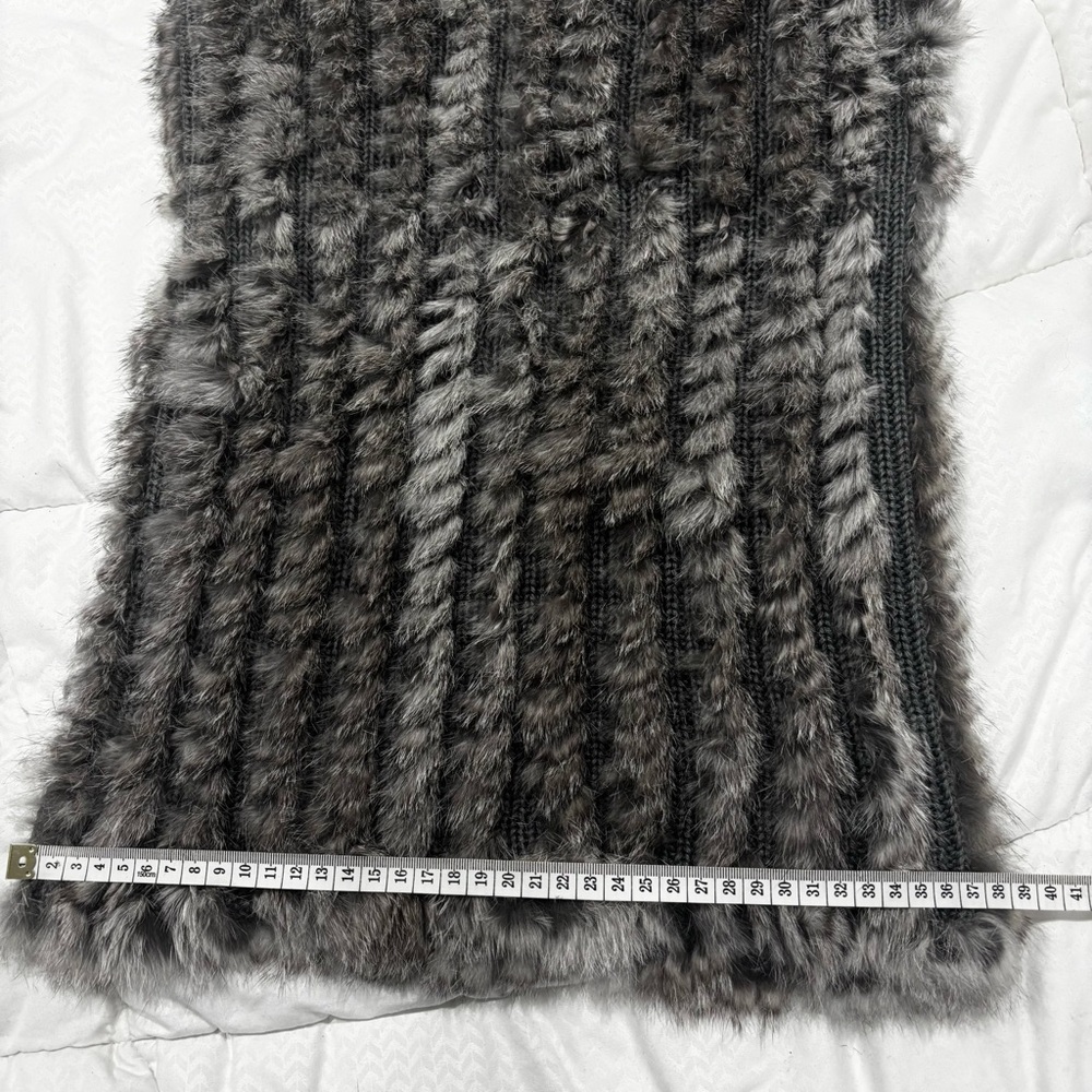 Real Rabbit Fur Scarf - Picture 8 of 8